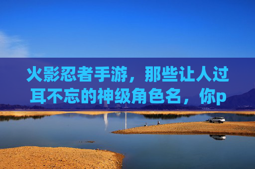 火影忍者手游,那些让人过耳不忘的神级角色名,你pick谁?