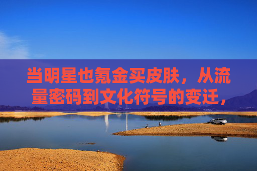 当明星也氪金买皮肤，从流量密码到文化符号的变迁，当明星也氪金买皮肤，从流量密码到文化符号的变迁