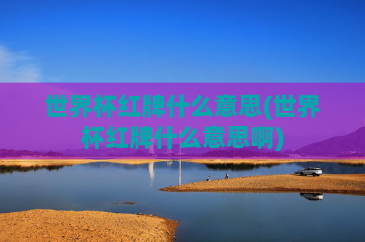 世界杯红牌什么意思(世界杯红牌什么意思啊)