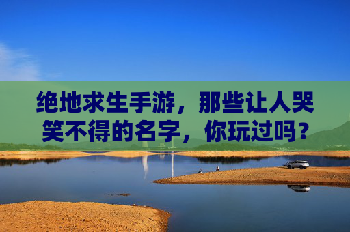 绝地求生手游,那些让人哭笑不得的名字,你玩过吗?绝地求生手游那些让人哭笑不得的名字你玩过吗?