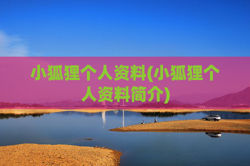 小狐狸个人资料(小狐狸个人资料简介)