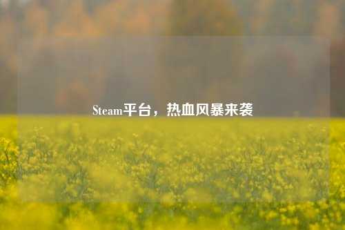 Steam平台,热血风暴来袭