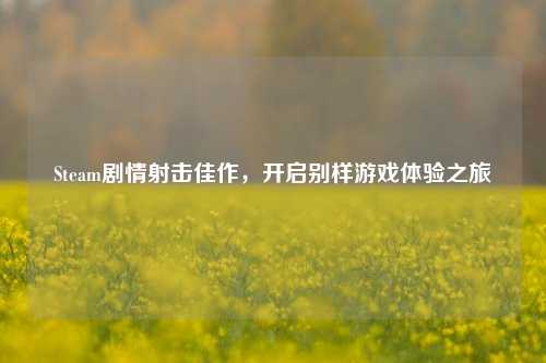 Steam剧情射击佳作,开启别样游戏体验之旅