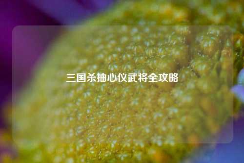 三国杀抽心仪武将全攻略