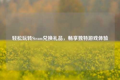 轻松玩转Steam兑换礼品，畅享独特游戏体验