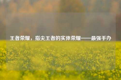 王者荣耀,指尖王者的实体荣耀——最强手办