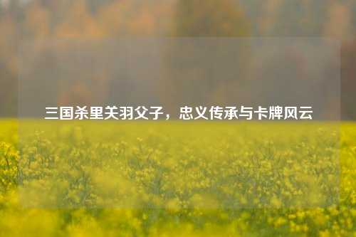 三国杀里关羽父子，忠义传承与卡牌风云