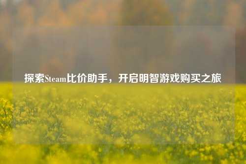 探索Steam比价助手，开启明智游戏购买之旅