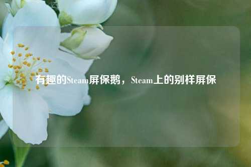 有趣的Steam屏保鹅,Steam上的别样屏保