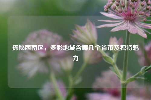 探秘西南区，多彩地域含哪几个省市及独特魅力