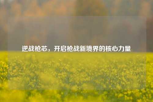 逆战枪芯,开启枪战新境界的核心力量