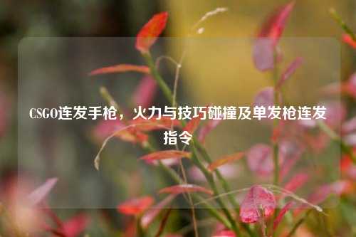CSGO连发手枪，火力与技巧碰撞及单发枪连发指令