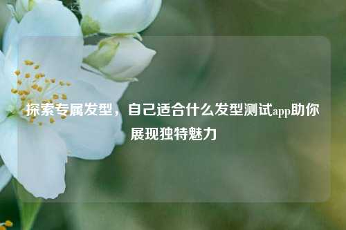 探索专属发型，自己适合什么发型测试app助你展现独特魅力