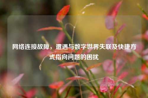 网络连接故障，遭遇与数字世界失联及快捷方式指向问题的困扰