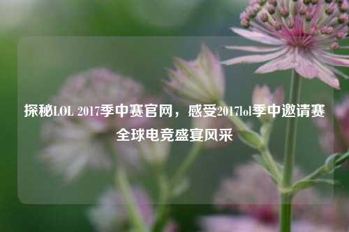 探秘LOL 2017季中赛官网，感受2017lol季中邀请赛全球电竞盛宴风采
