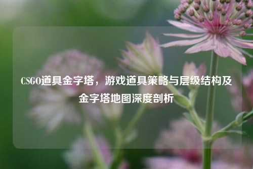 CSGO道具金字塔，游戏道具策略与层级结构及金字塔地图深度剖析