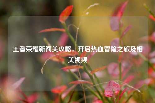 王者荣耀新闯关攻略,开启热血冒险之旅及相关视频