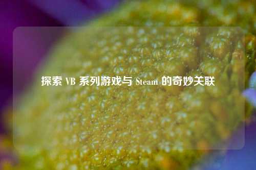 探索 VB 系列游戏与 Steam 的奇妙关联