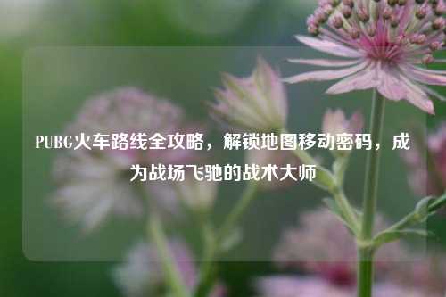 PUBG火车路线全攻略，解锁地图移动密码，成为战场飞驰的战术大师