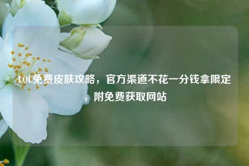 LOL免费皮肤攻略,官方渠道不花一分钱拿限定,附免费获取网站