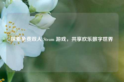 探索免费双人 Steam 游戏，共享欢乐数字世界