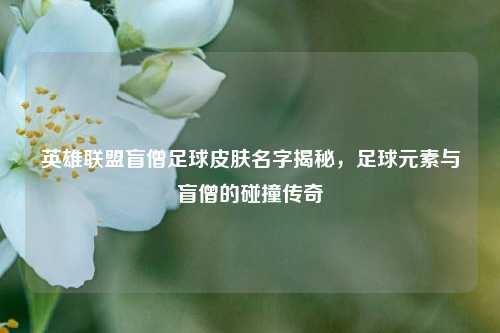 英雄联盟盲僧足球皮肤名字揭秘，足球元素与盲僧的碰撞传奇