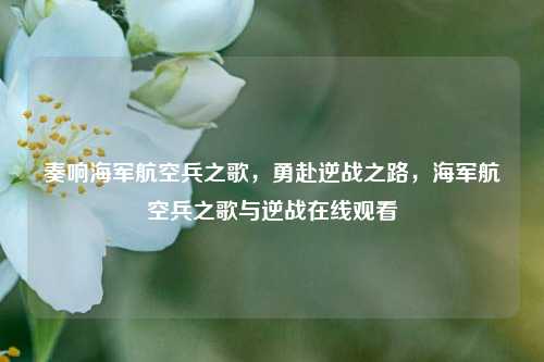 奏响海军航空兵之歌，勇赴逆战之路，海军航空兵之歌与逆战在线观看