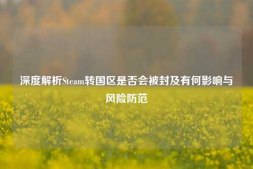 深度解析Steam转国区是否会被封及有何影响与风险防范