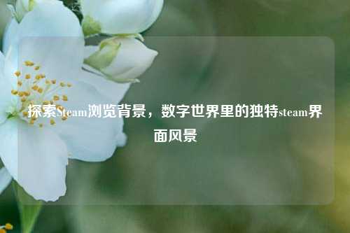 探索Steam浏览背景,数字世界里的独特steam界面风景
